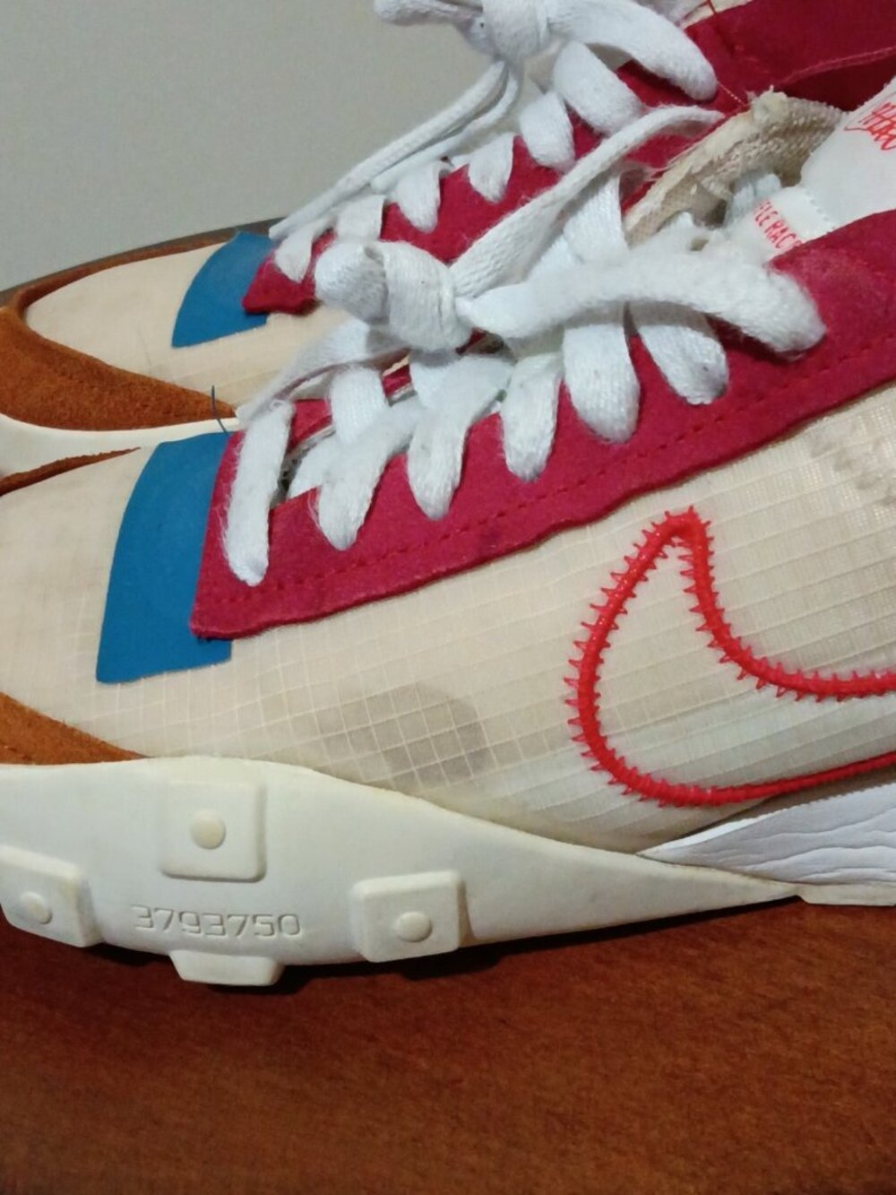 Nike Women's Waffle Racer 2X Monarch Siren Red Pearl 2021 CK6647-800 Size 7.5 US - Picture 9 of 15